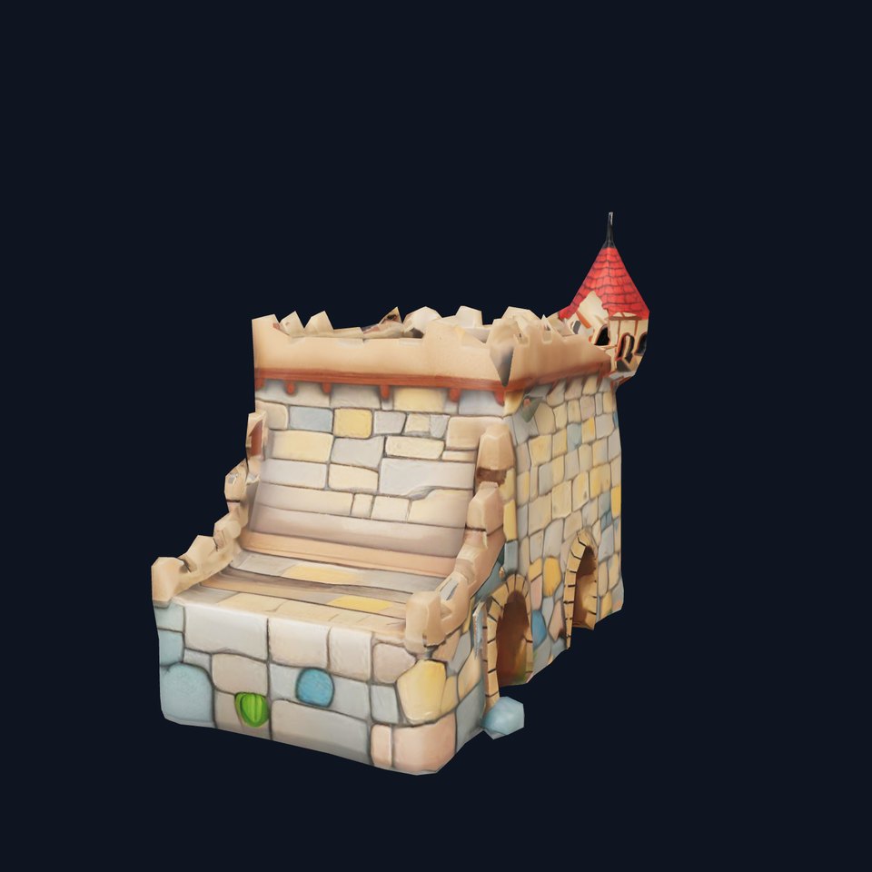 Classic Stone Fortress model pack